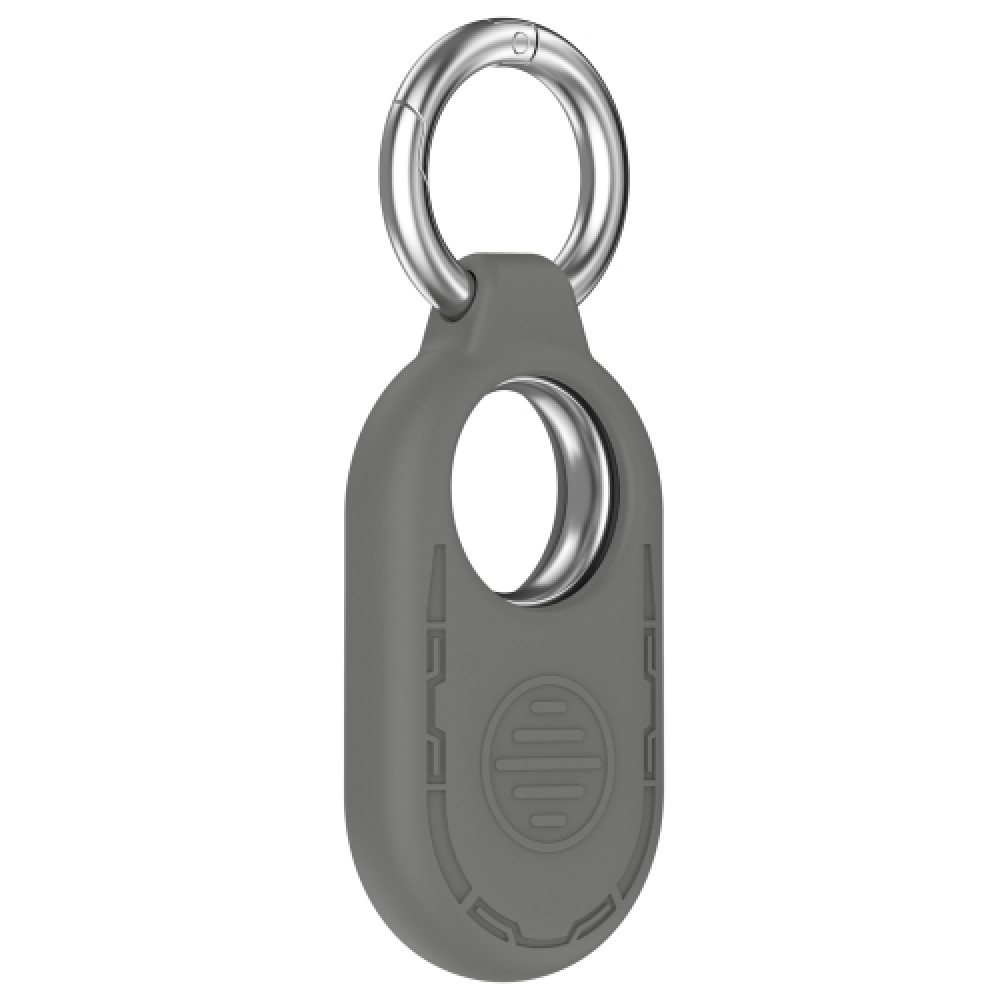 Θήκη σιλικόνης για Samsung Galaxy SmartTag 2 με μπρελόκ Dark Grey