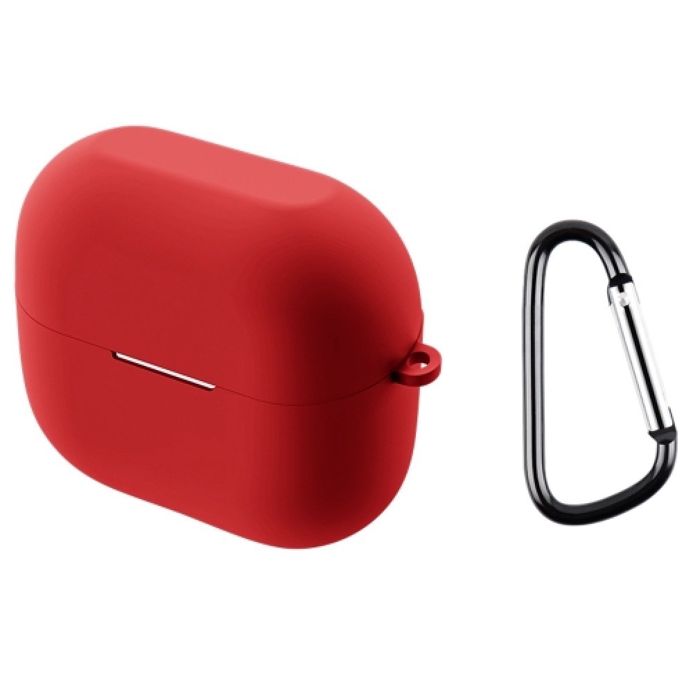 Θήκη σιλικόνης με γάντζο ασφαλείας για Samsung Galaxy Buds 3 / 3 Pro Red