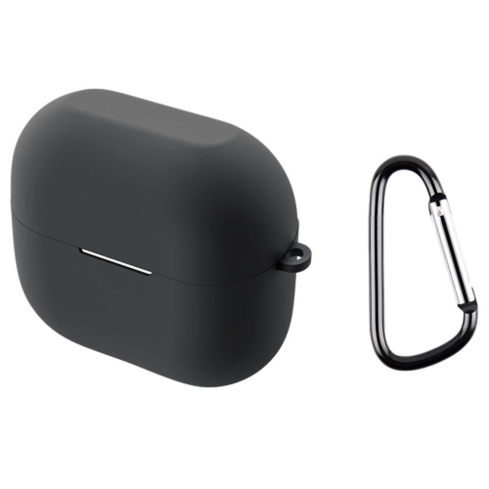 Θήκη σιλικόνης με γάντζο ασφαλείας για Samsung Galaxy Buds 3 / 3 Pro Grey Θήκη σιλικόνης με γάντζο ασφαλείας για Samsung Galaxy Buds 3 / 3 Pro Grey