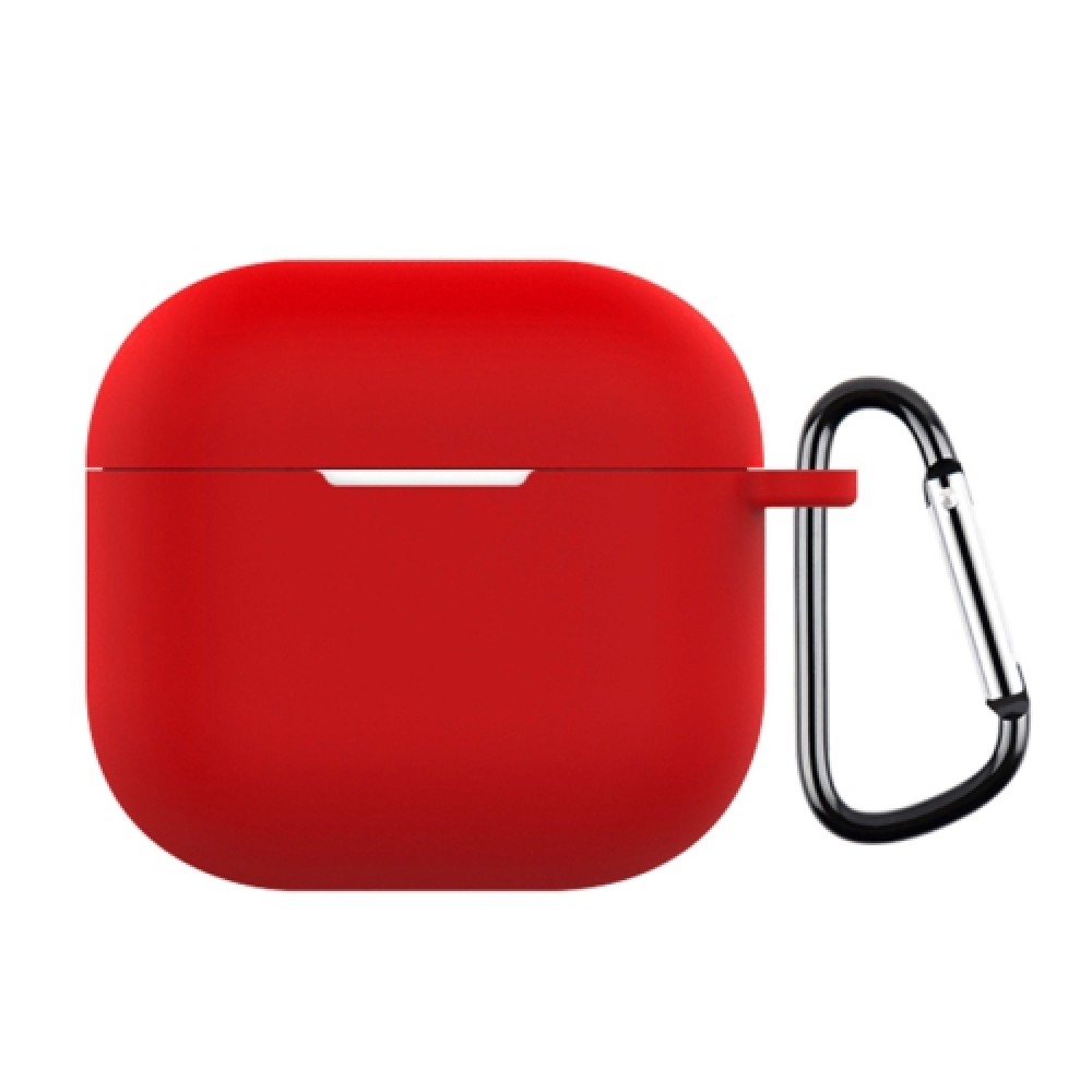Θήκη σιλικόνης με γάντζο ασφαλείας για AirPods 4 Red