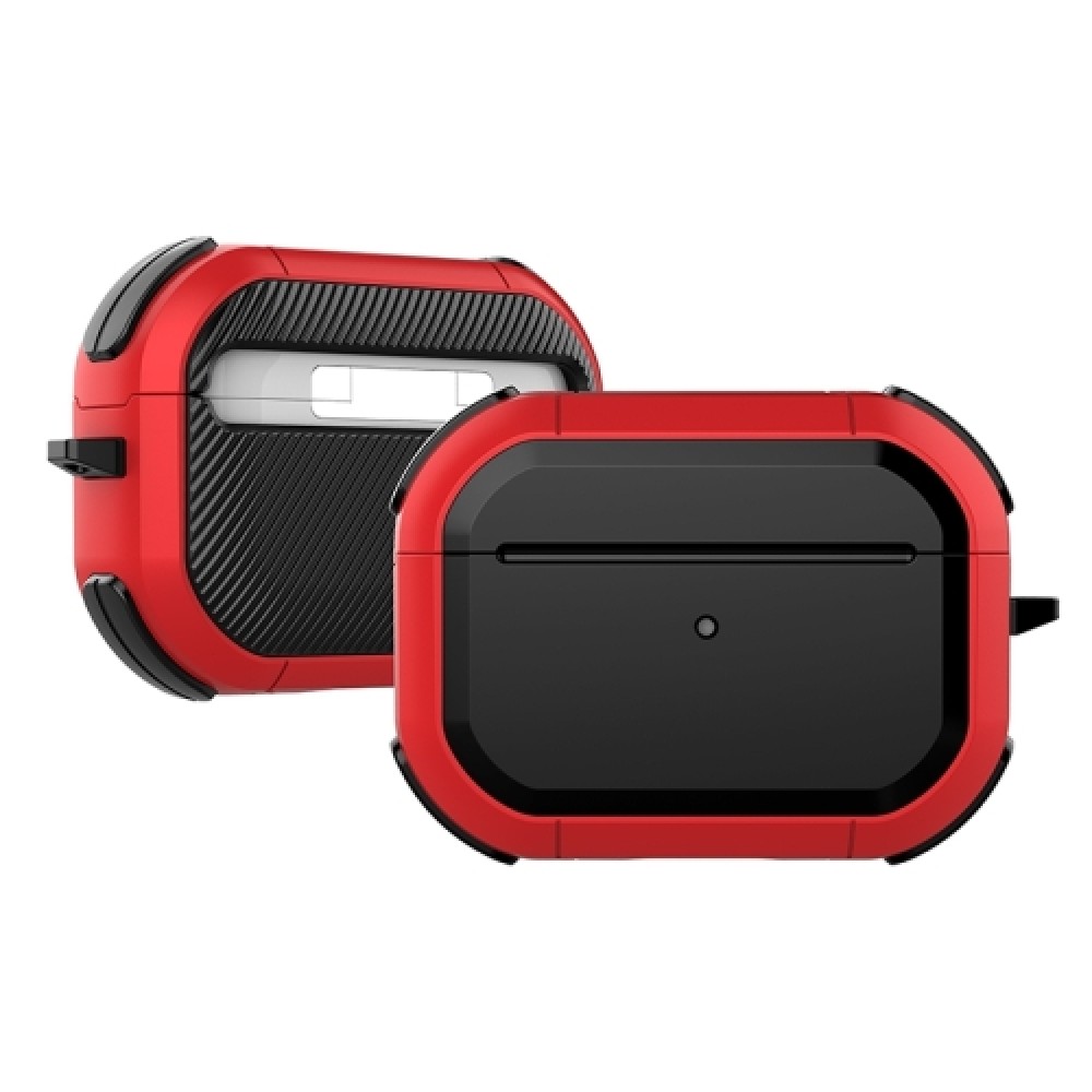 Θήκη armor stripe για AirPods 4 Red