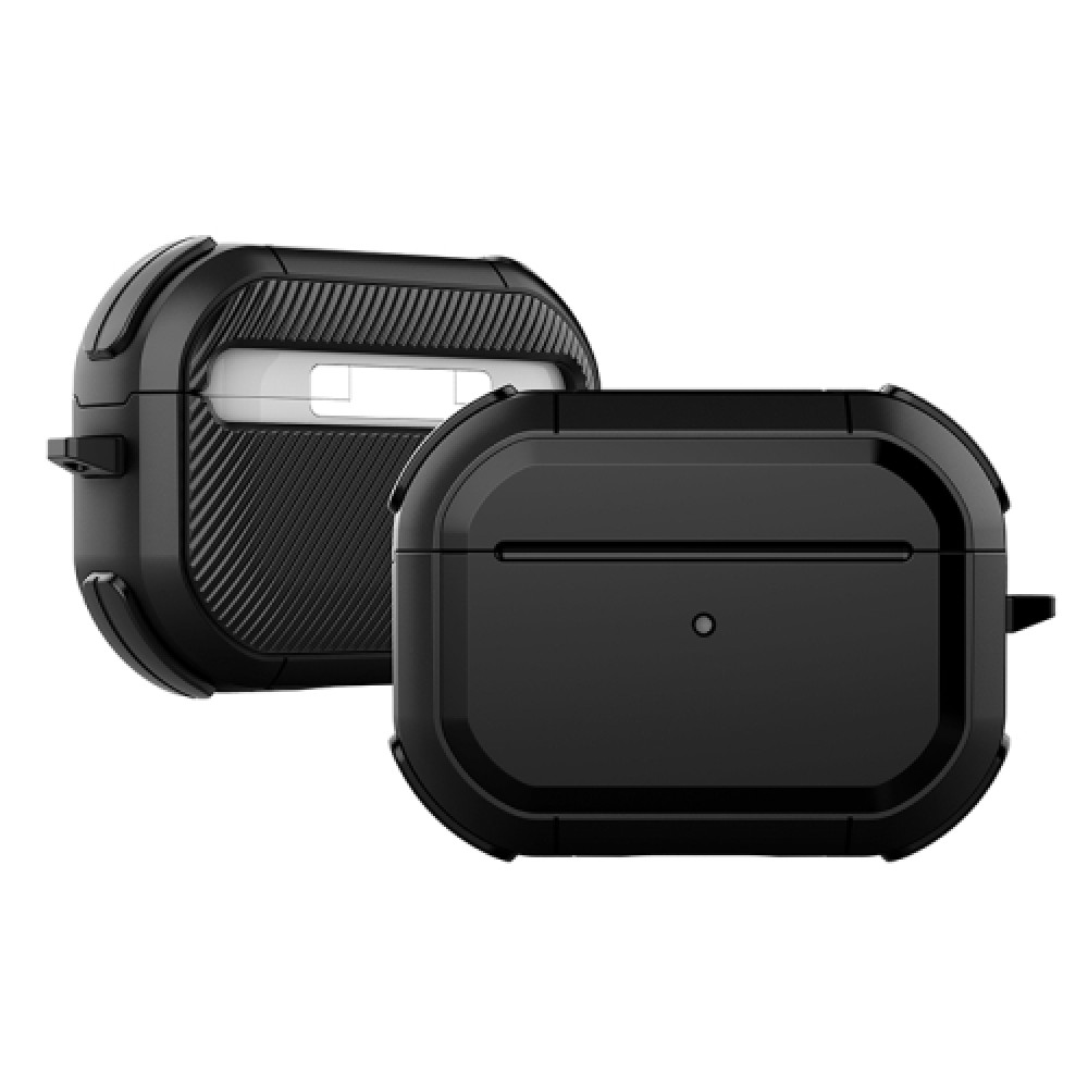 Θήκη armor stripe για AirPods 4 Black