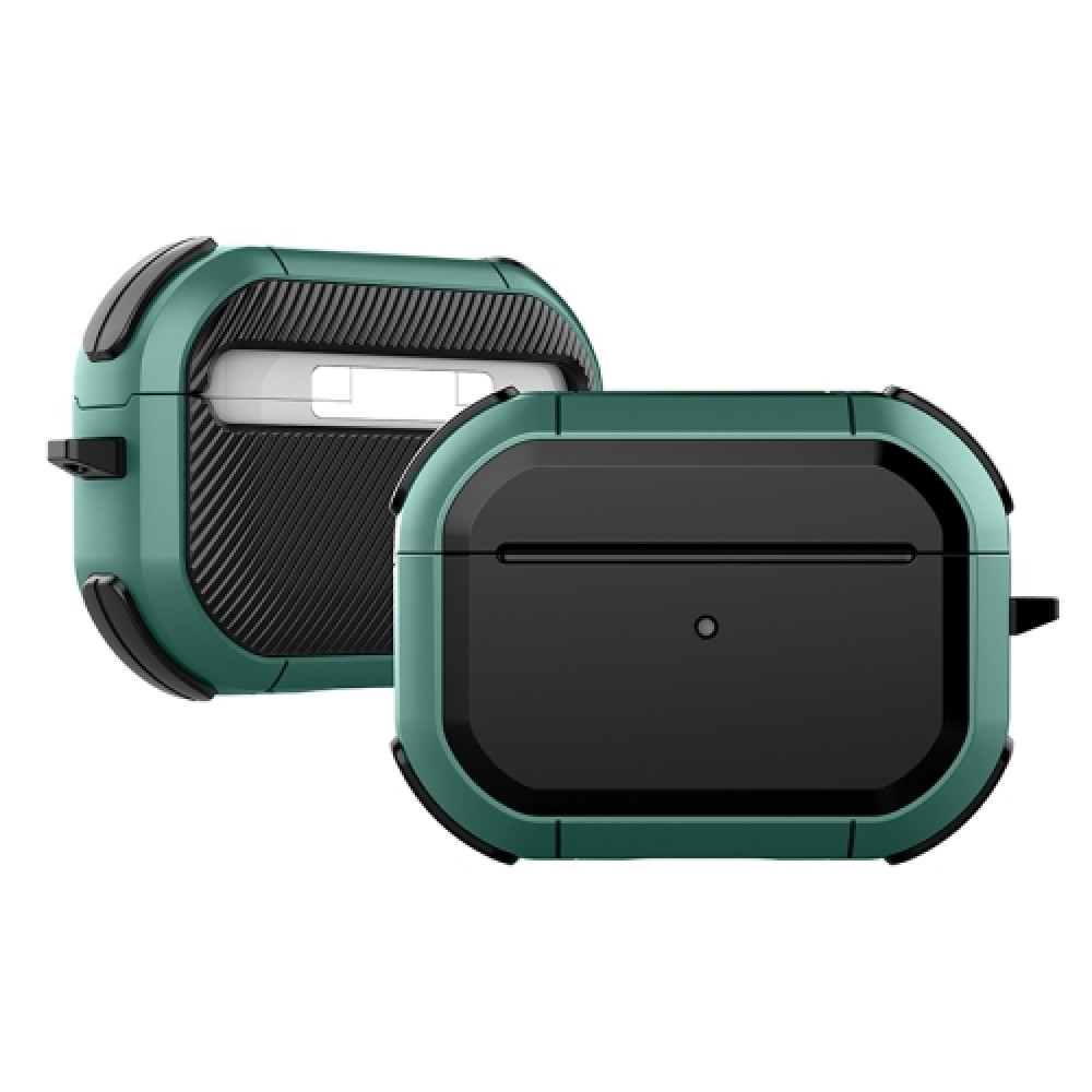 Θήκη armor stripe για AirPods 4 Green