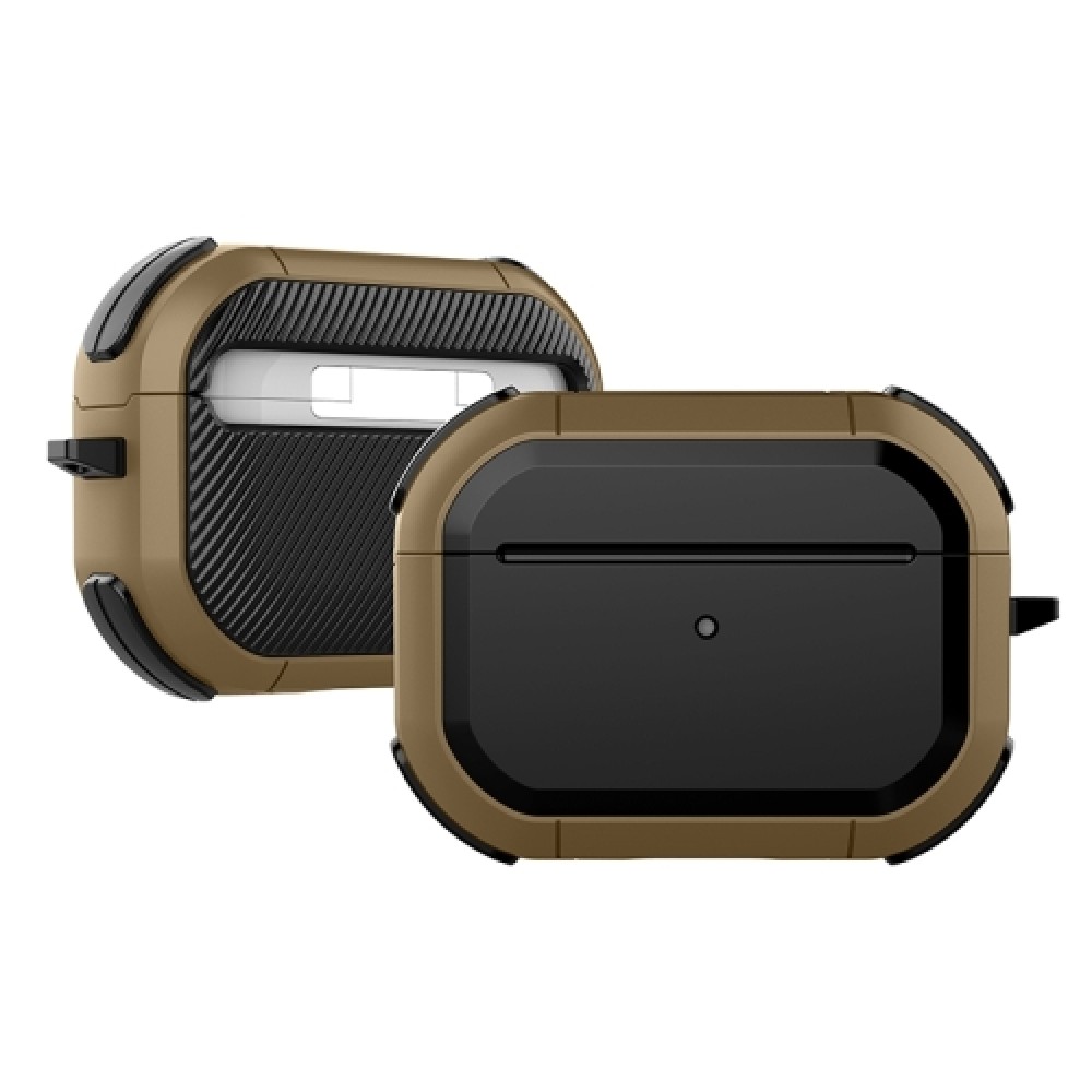 Θήκη armor stripe για AirPods 4 Brown