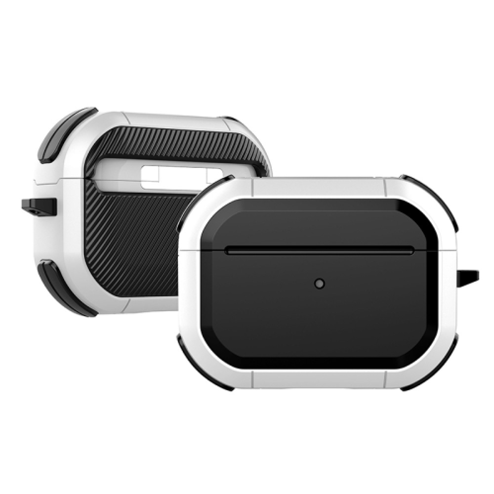 Θήκη armor stripe για AirPods 4 White