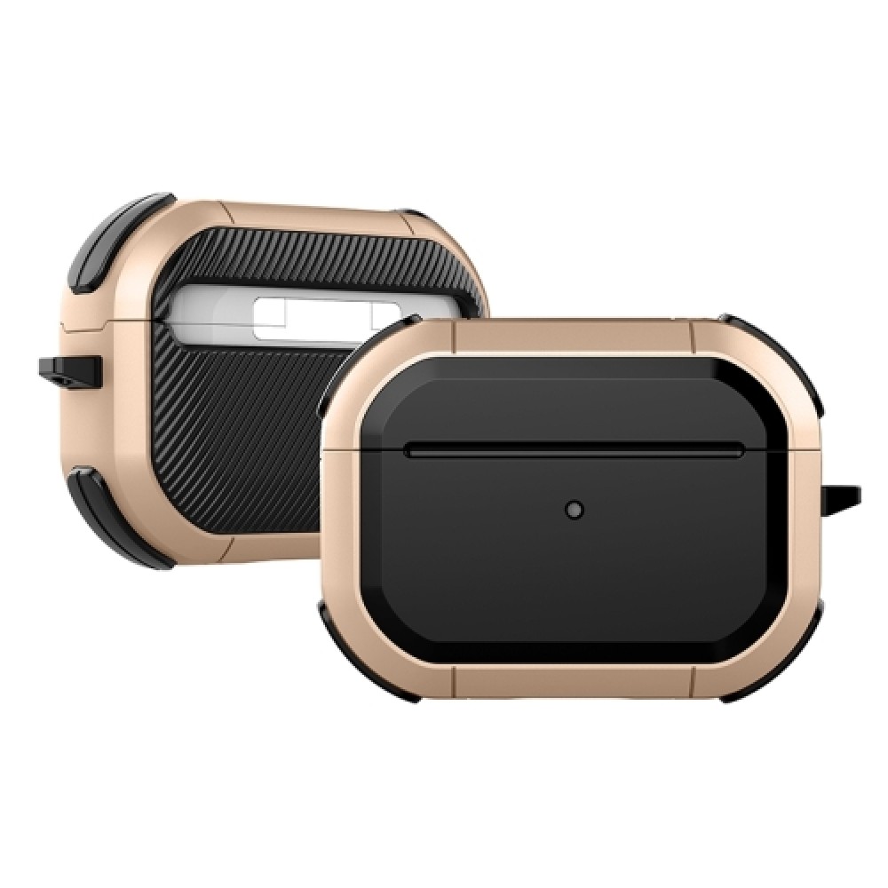 Θήκη armor stripe για AirPods 4 Gold