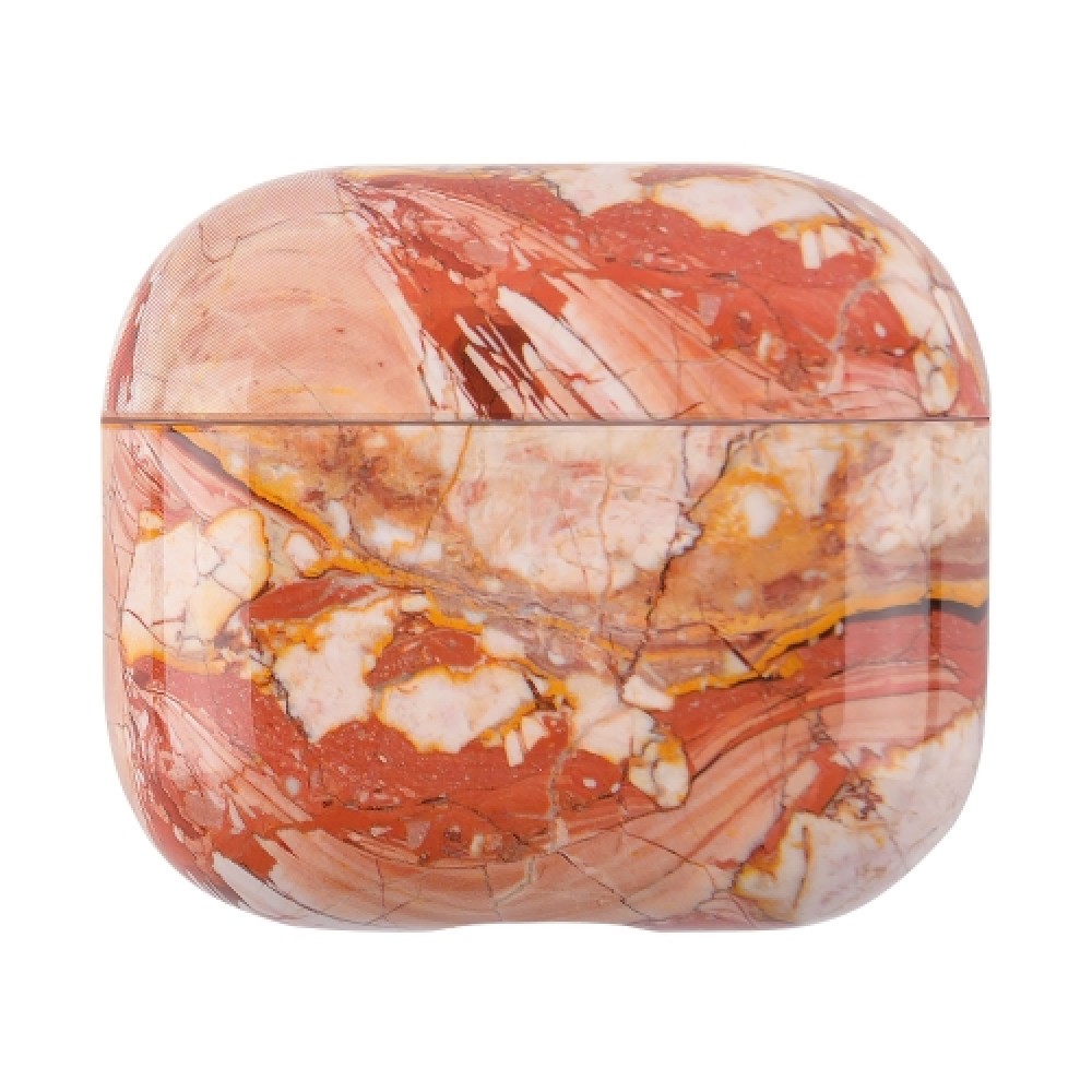 Θήκη Marble Pattern TPU για AirPods 4 Orange