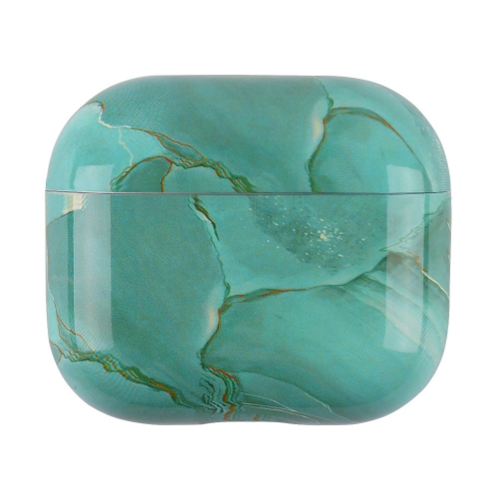 Θήκη Marble Pattern TPU για AirPods 4 Green