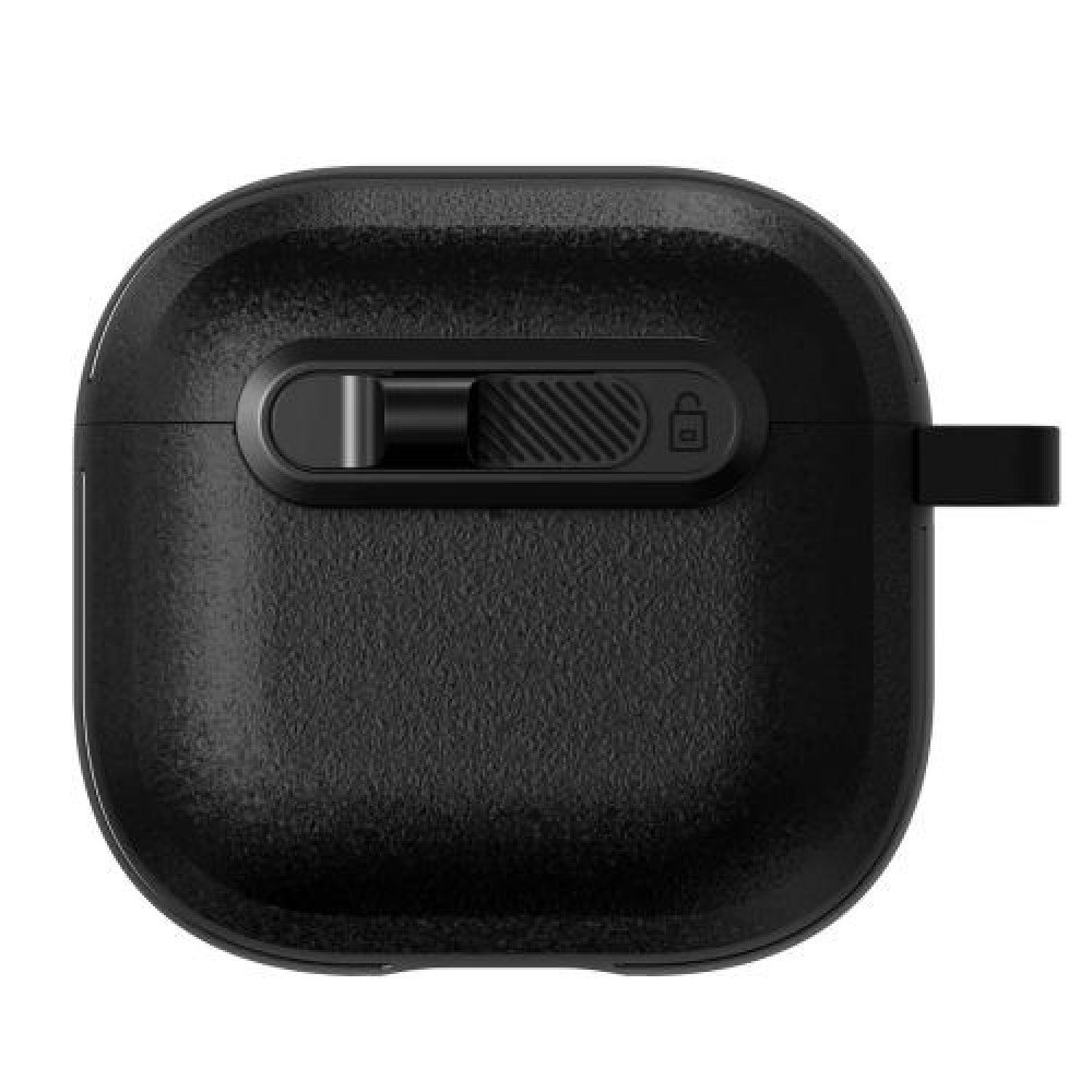 Θήκη Shockproof Starry Texture  με κλείδωμα για AirPods 4 Black