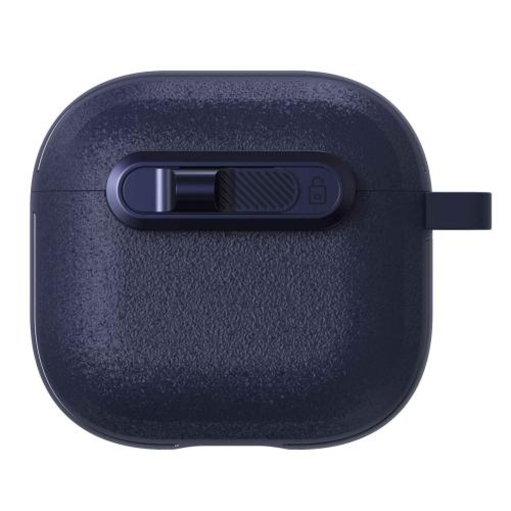 Θήκη Shockproof Starry Texture  με κλείδωμα για AirPods 4 Dark Blue