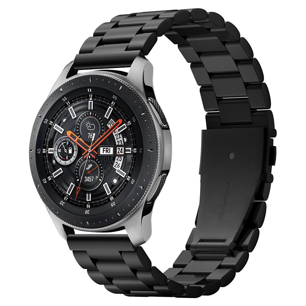 Spigen Modern Fit Λουράκι Stainless Steel Samsung Galaxy Watch 46mm / Gear S3 - Black