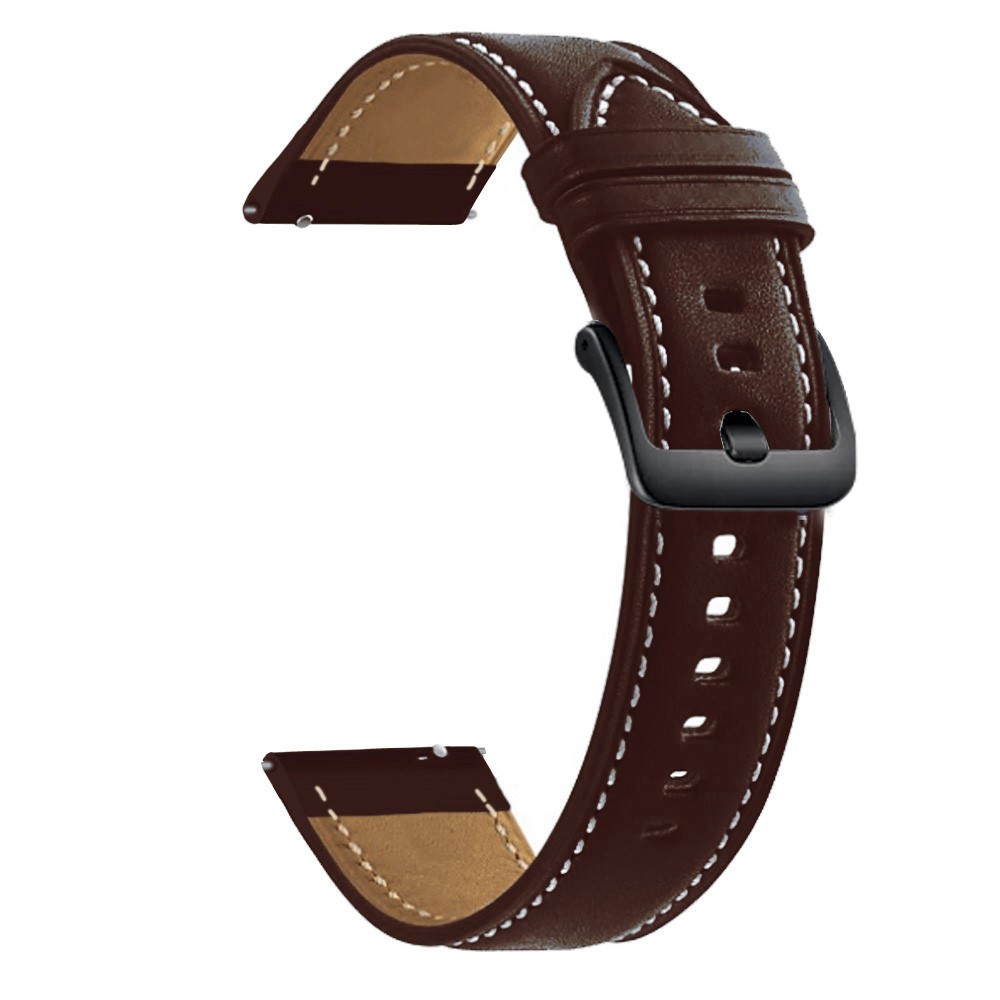 Δερμάτινο λουράκι με μαύρο κλείσιμο για το  Mibro Watch A2/ Mibro Watch Lite2 Coffee