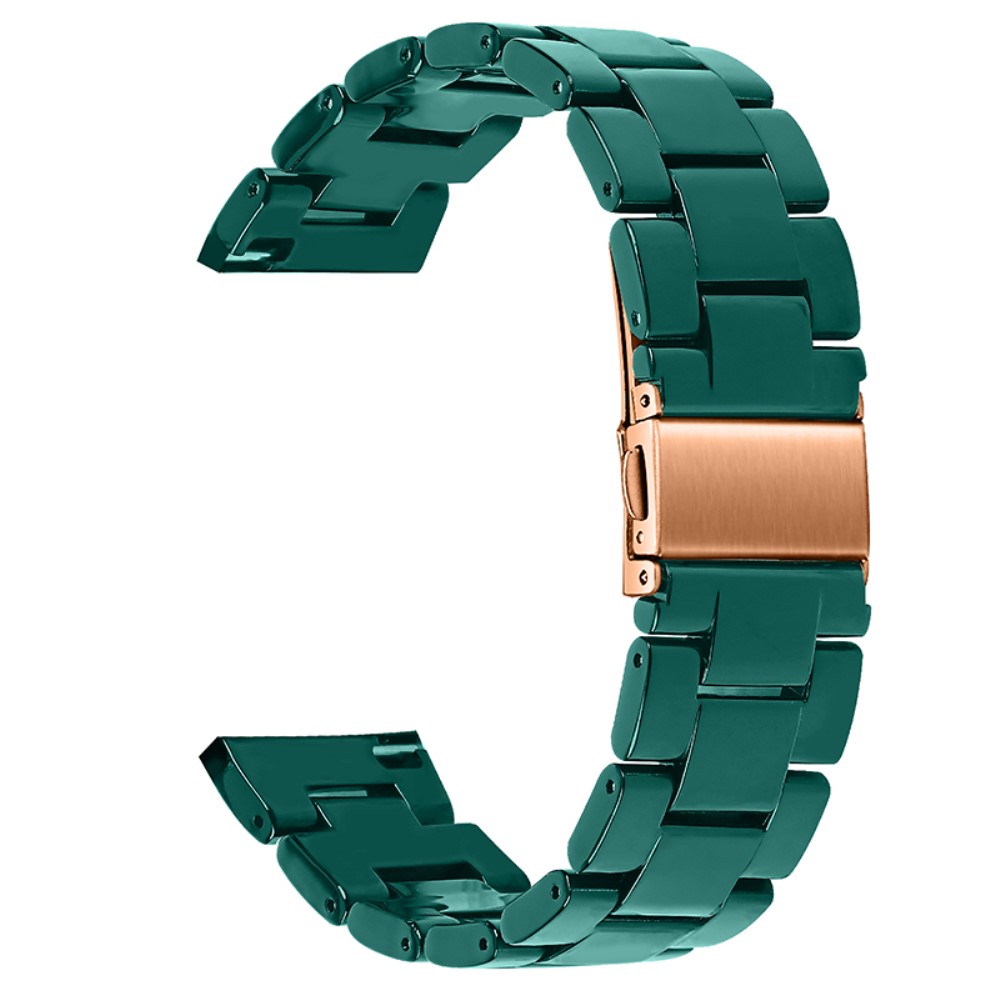 Λουράκι ρητίνης με μεταλλικό κλείσιμο για το   Galaxy Watch 46mm/GEAR S3 CLASSIC / FRONTIER / Watch 3 (45mm) Dark Green