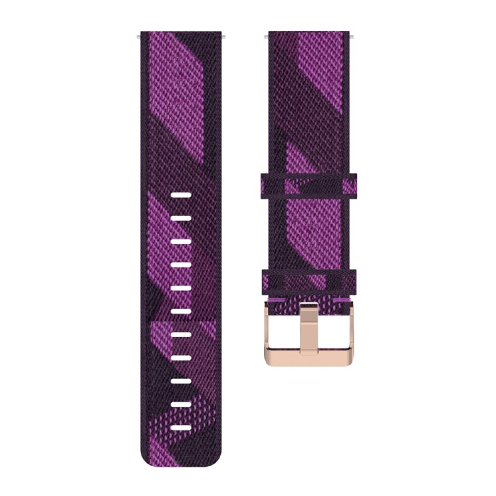 Nylon λουράκι για το  Amazfit GTR 2e 46mm/ GTR 46mm Purple/ Black