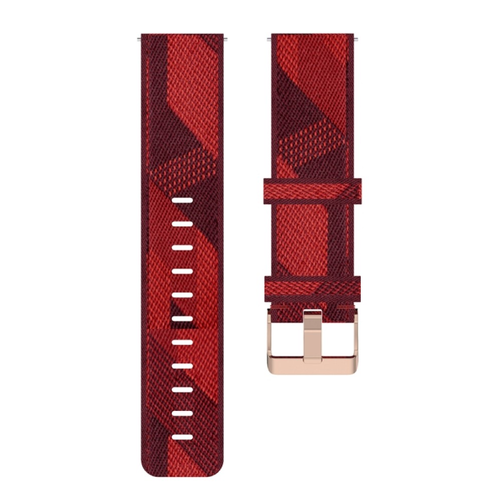 Nylon λουράκι για το  Xiaomi Watch S1 (46mm) / Watch S1 Active (47mm)  Red/ Black