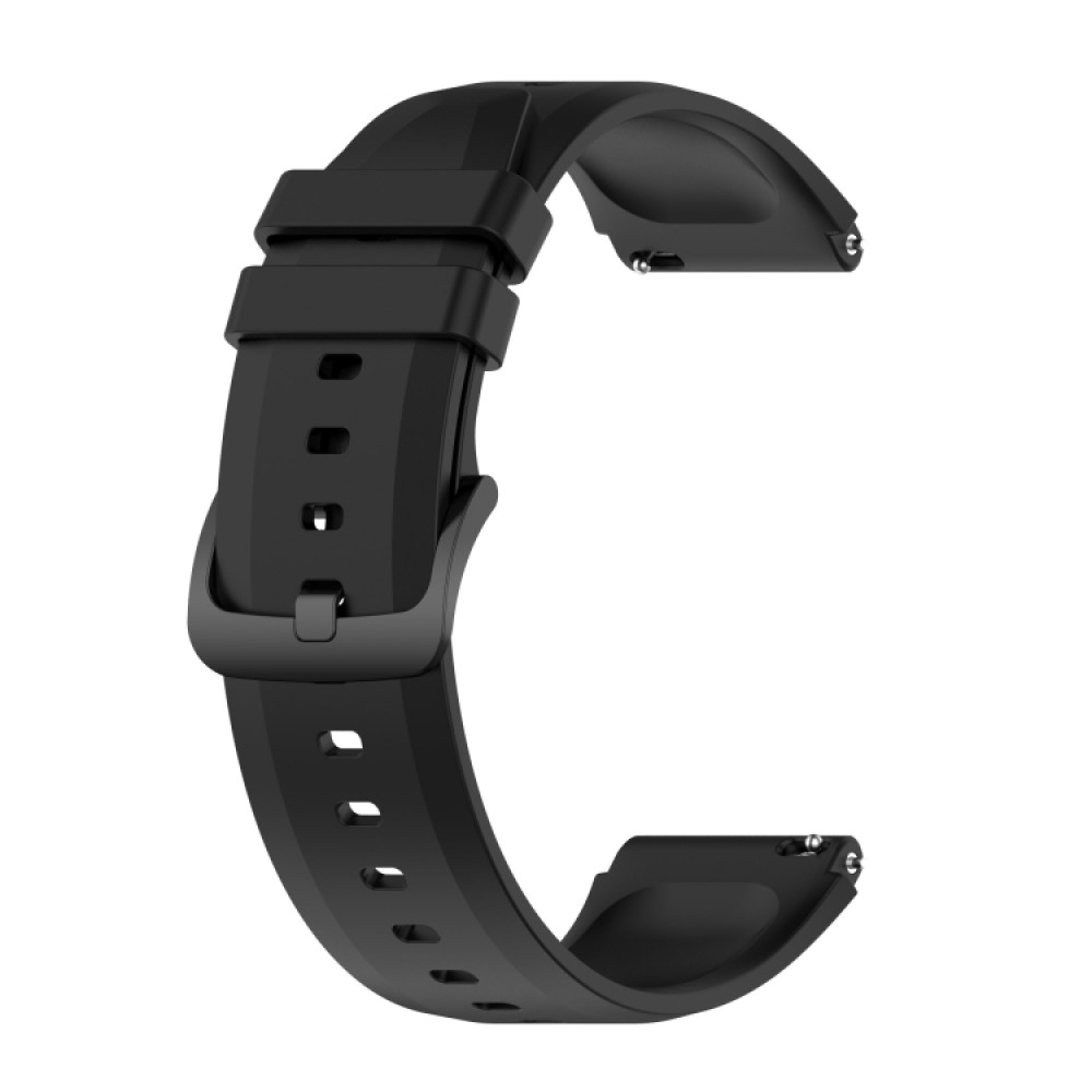 Λουράκι σιλικόνης glossy pattern για το  Xiaomi Mi Watch  (Black)