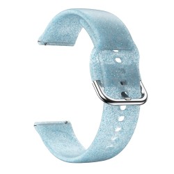 Λουράκι σιλικόνης glitter pattern για το  Galaxy Watch 42mm - Blue
