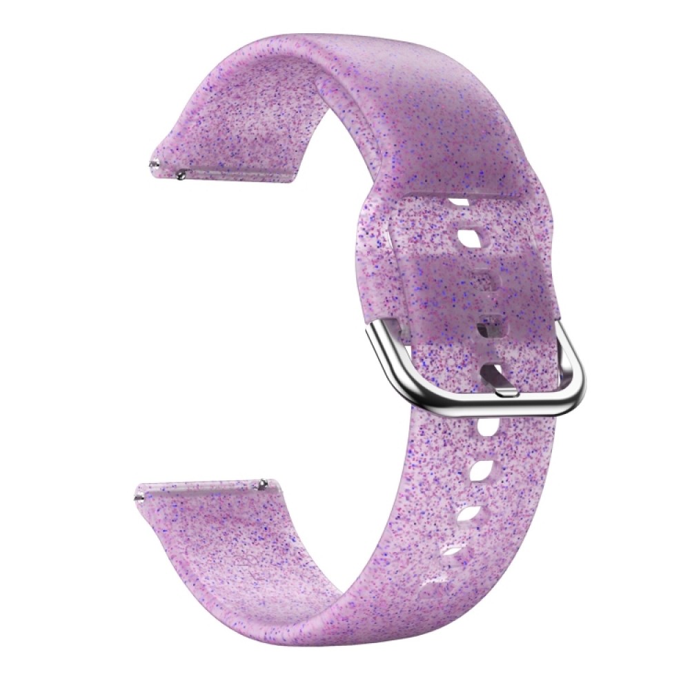 Λουράκι σιλικόνης glitter pattern για το  Amazfit GTS 3 -  Purple