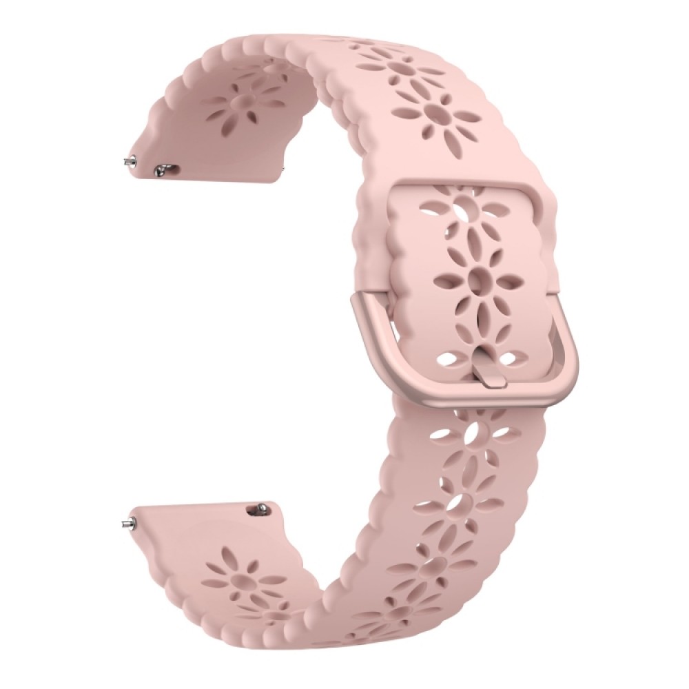 Λουράκι σιλικόνης flower pattern για το  HiFuture HiGear - Pink
