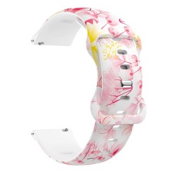 Λουράκι σιλικόνης για το  Garmin Vivoactive 5 Pink Dandelion