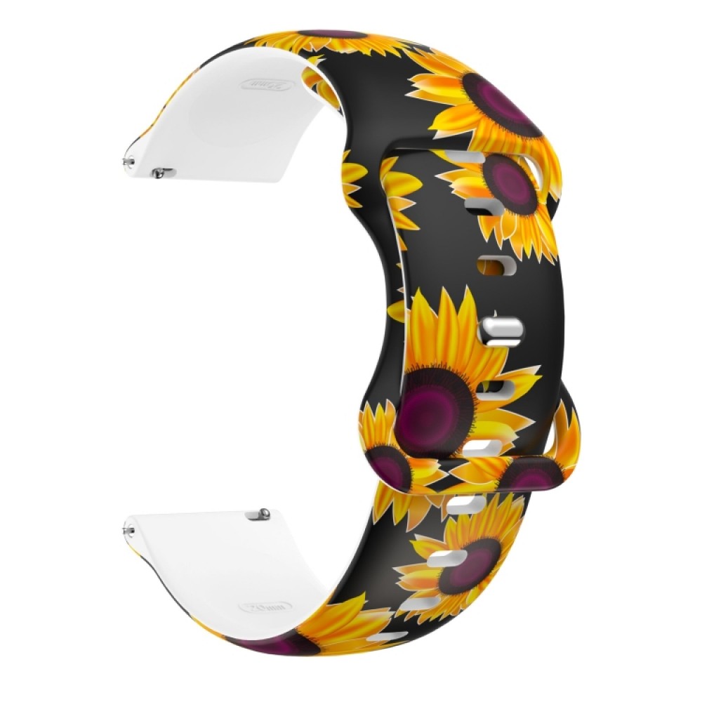 Λουράκι σιλικόνης για το HUAWEI WATCH GT 3 42 mm - Sunflower