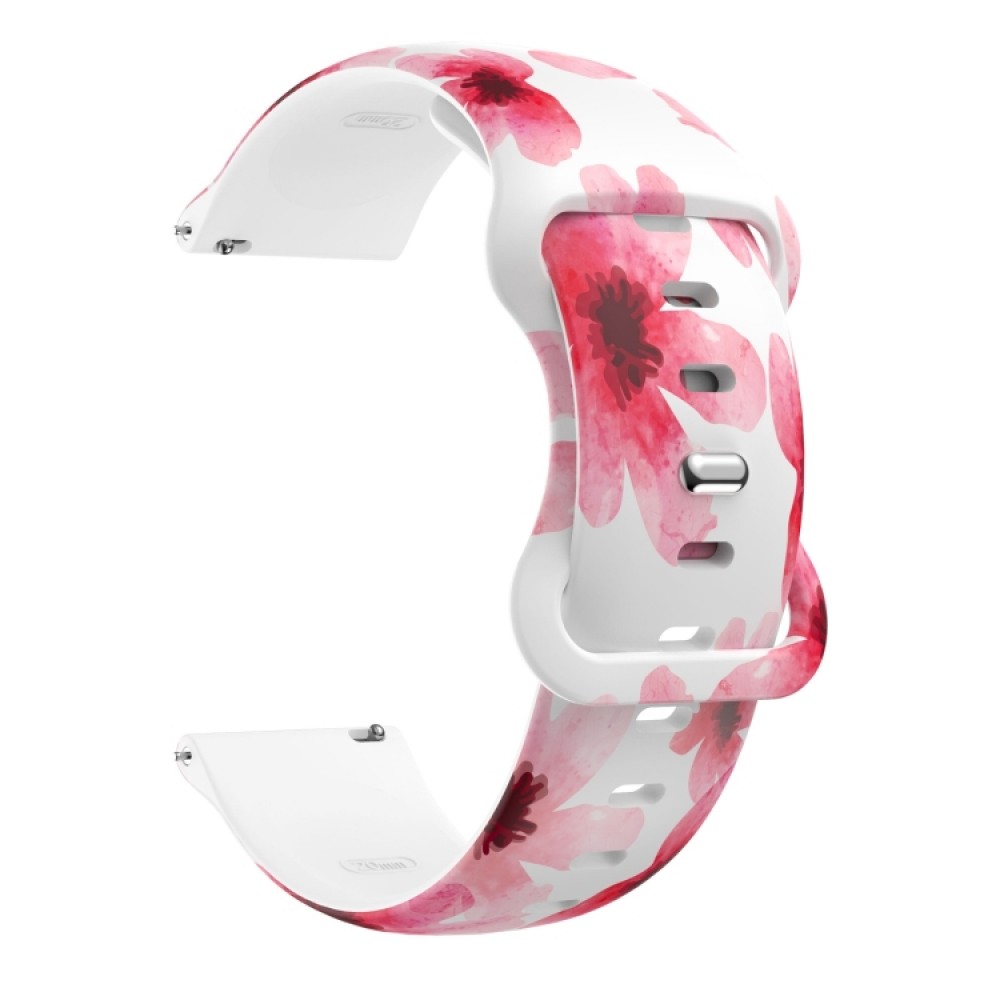 Λουράκι σιλικόνης για το HUAWEI WATCH GT 3 42 mm - Red Flowers