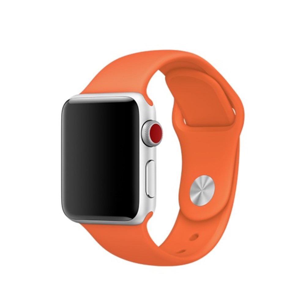 Λουράκι Σιλικόνης Πορτοκαλί (Apple Watch 42/44mm)