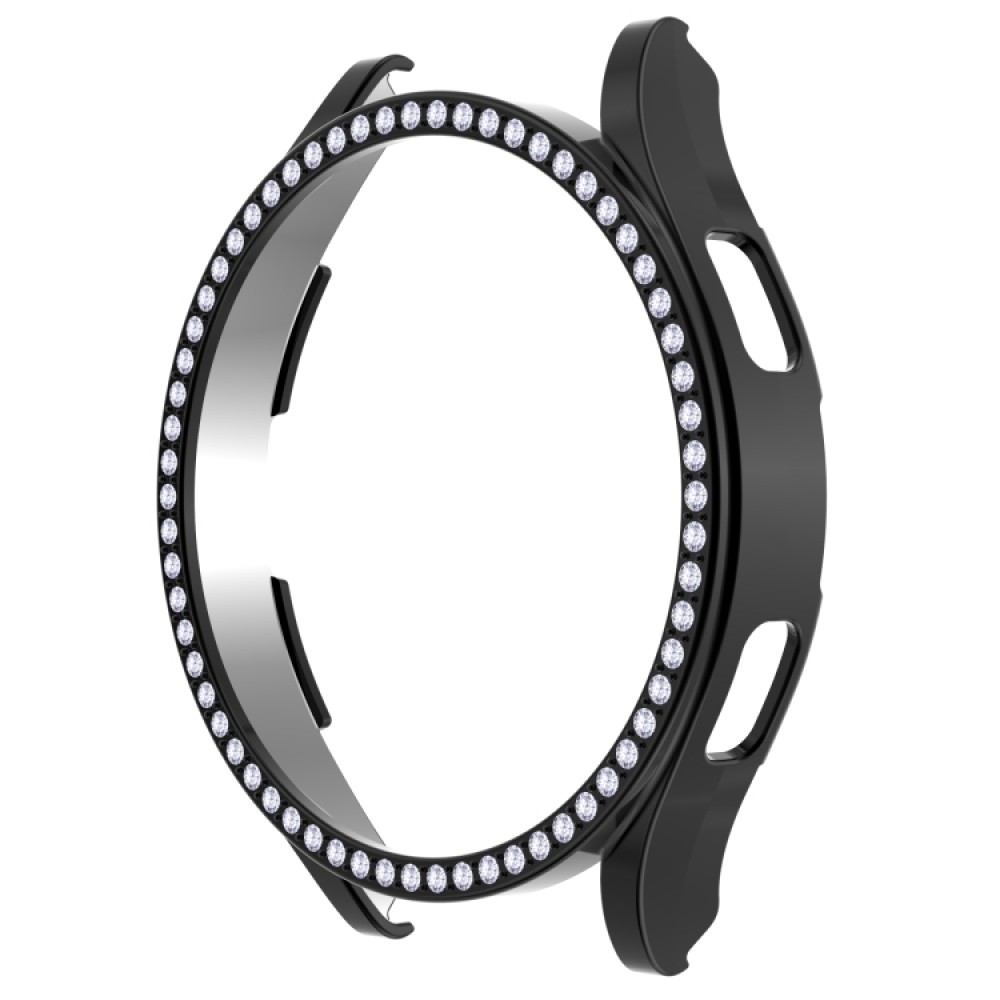 Θήκη προστασίας σκληρής σιλικόνης με διασκοσμητικά strass για το Samung Galaxy Watch 4 classic 44mm (Black)