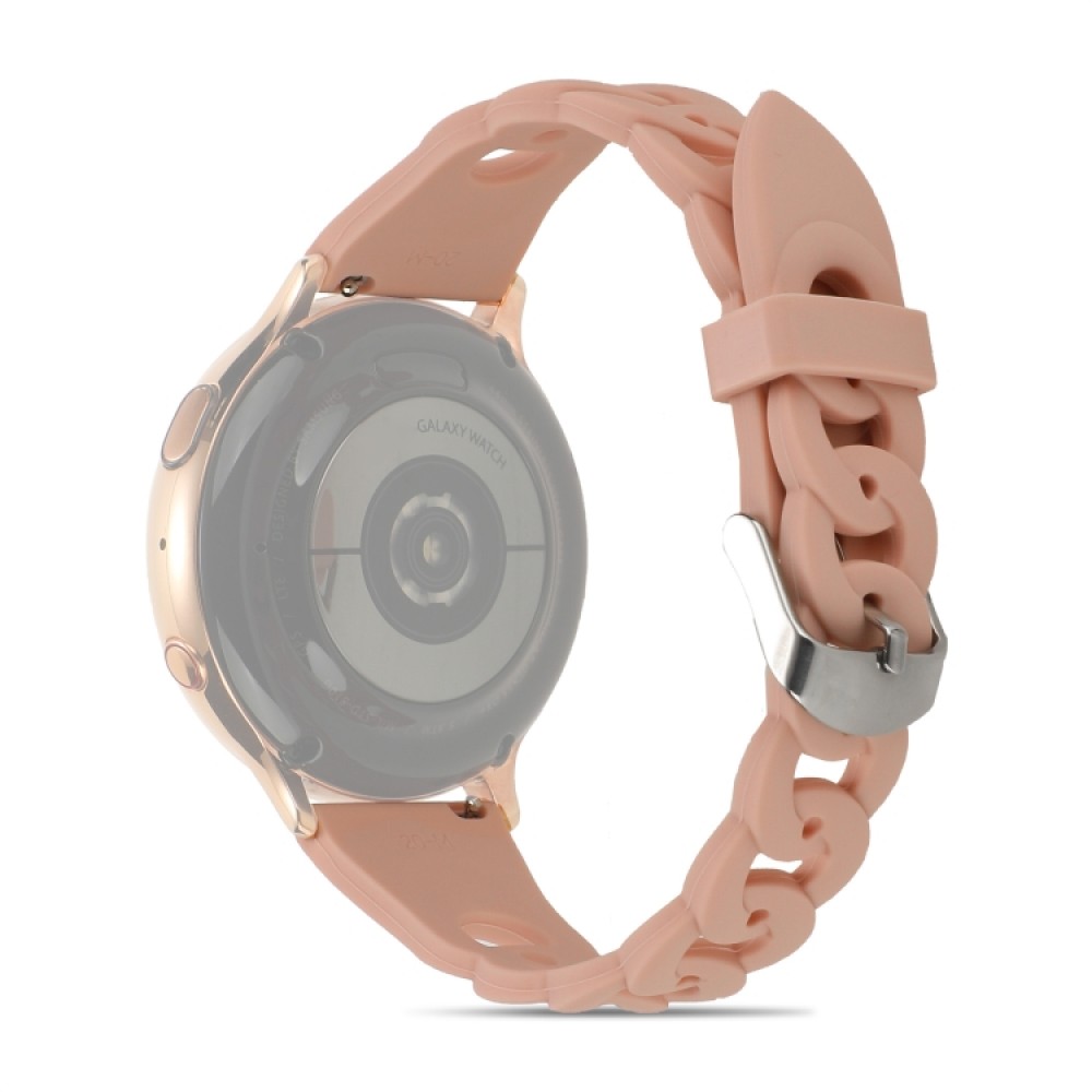 Λουράκι σιλικόνης ring buckle για το Garmin Venu / Garmin Venu SQ Pink