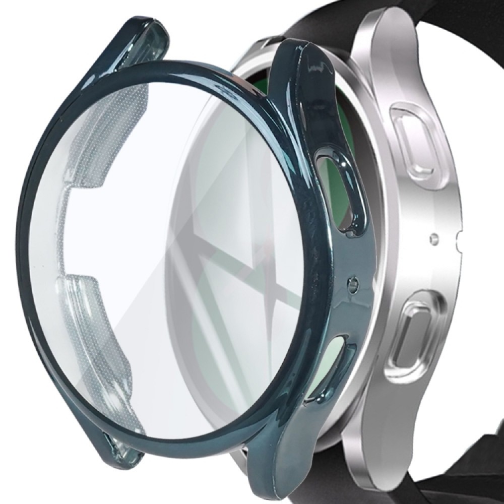 Θήκη προστασίας σιλικόνης με ενσωματωμένη προστασία οθόνης για το Samsung Galaxy Watch 5 40mm - Cyan