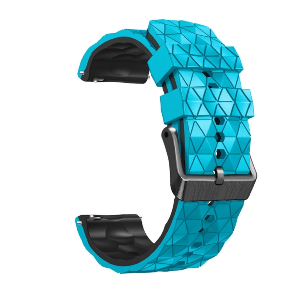 Λουράκι σιλικόνης Football Pattern Two-Color για το Galaxy Watch 46mm/GEAR S3 CLASSIC / FRONTIER / Watch 3 (45mm) Blue / Black