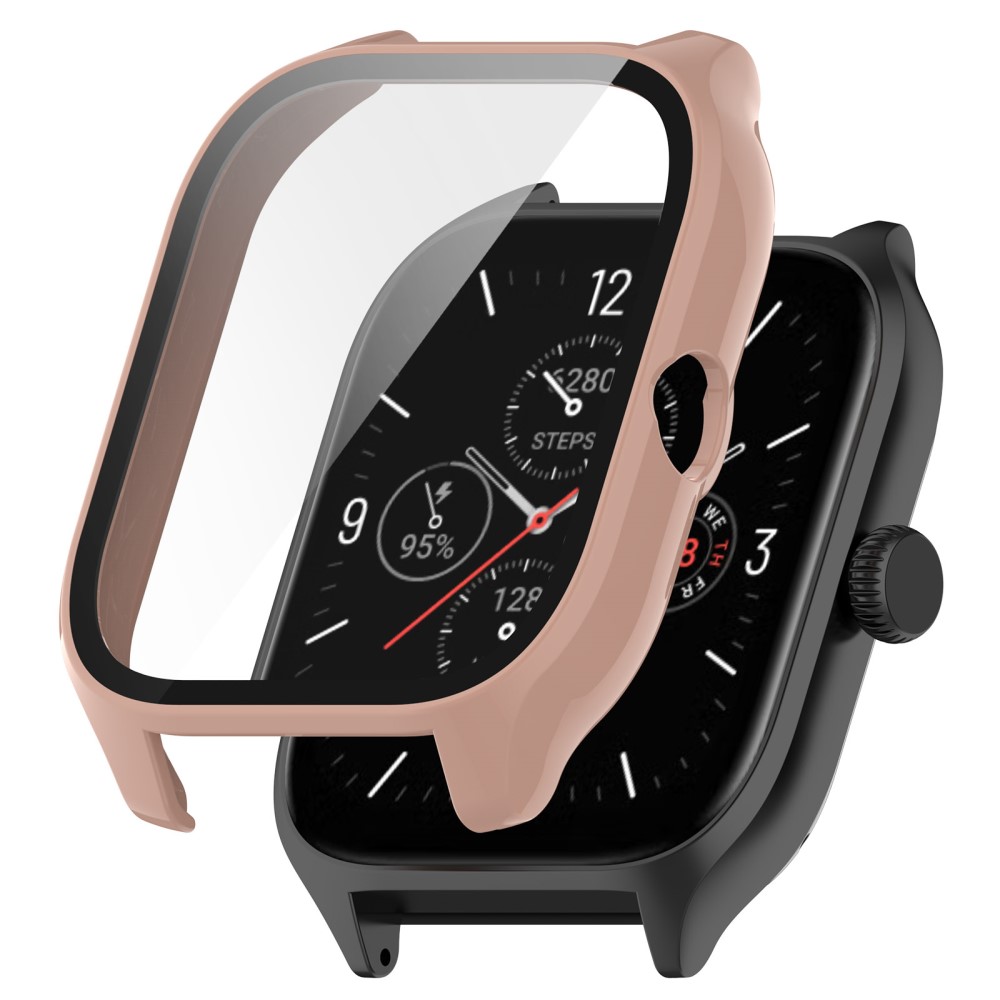 Σκληρή θήκη προστασίας με tempered glass για το Xiaomi Amazfit GTS 4 - Sakura Pink Σκληρή θήκη προστασίας με tempered glass για το Xiaomi Amazfit GTS 4 - Sakura Pink