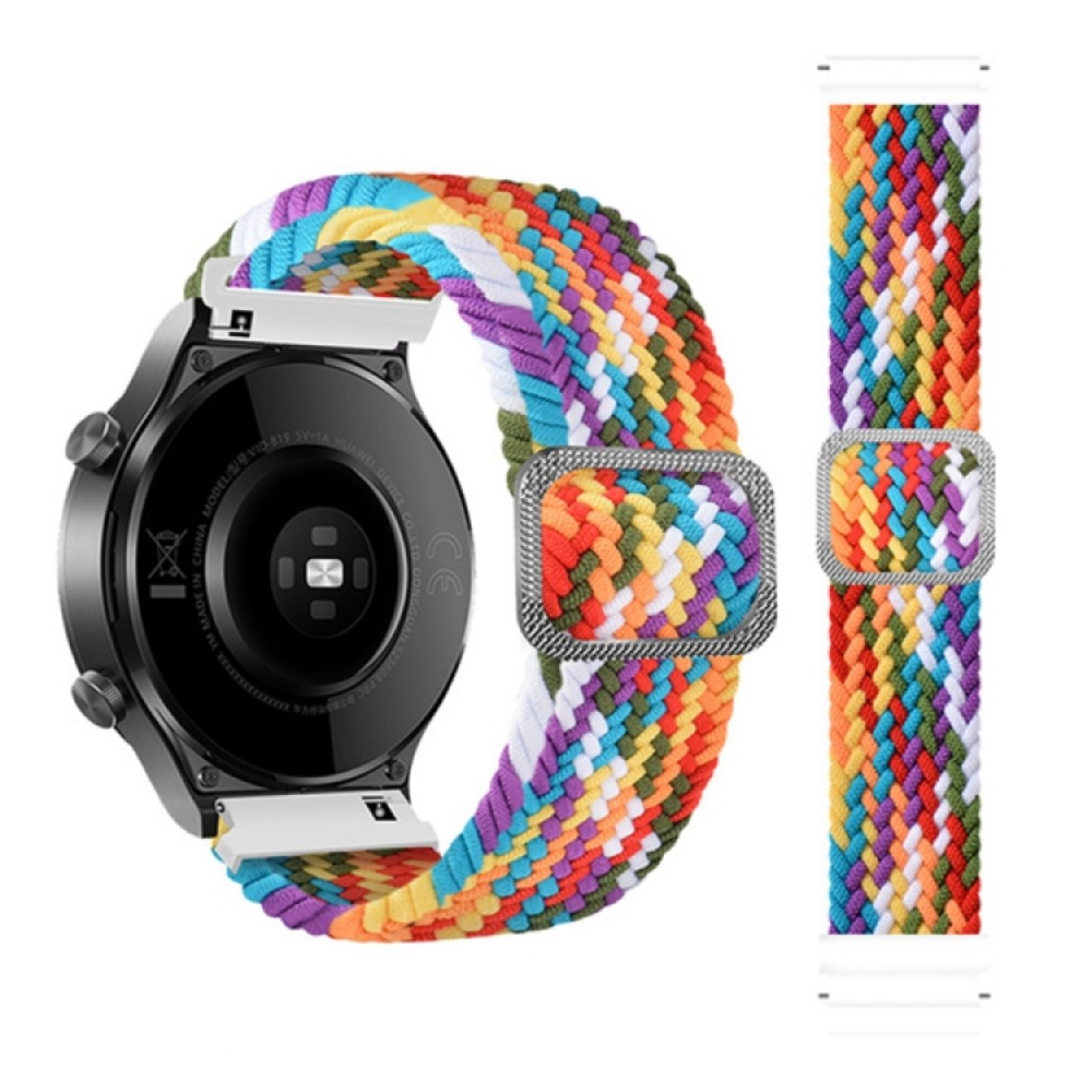 Nylon λουράκι Braided Rope για το Garmin Vivoactive 3/Forerunner 645 Rainbow