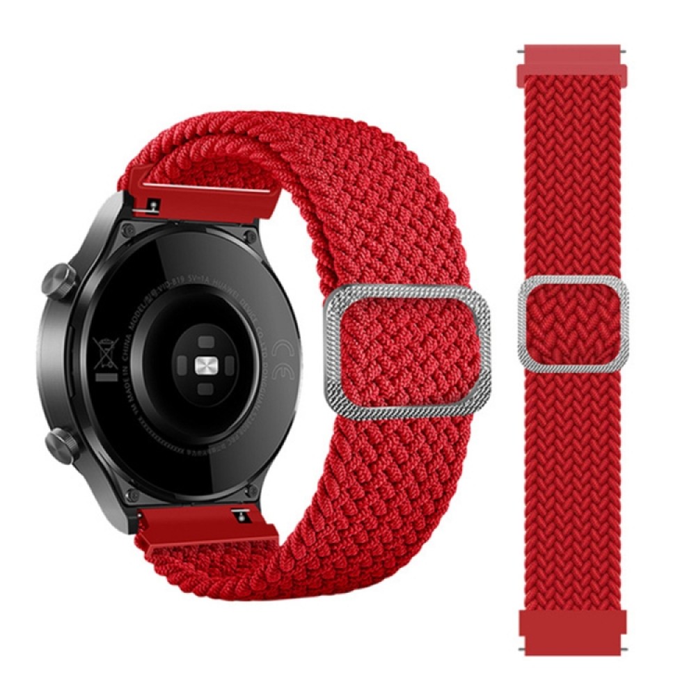 Nylon λουράκι Braided Rope για το   Huawei Watch 4 (46mm) / Watch 4 Pro (48mm)  Red