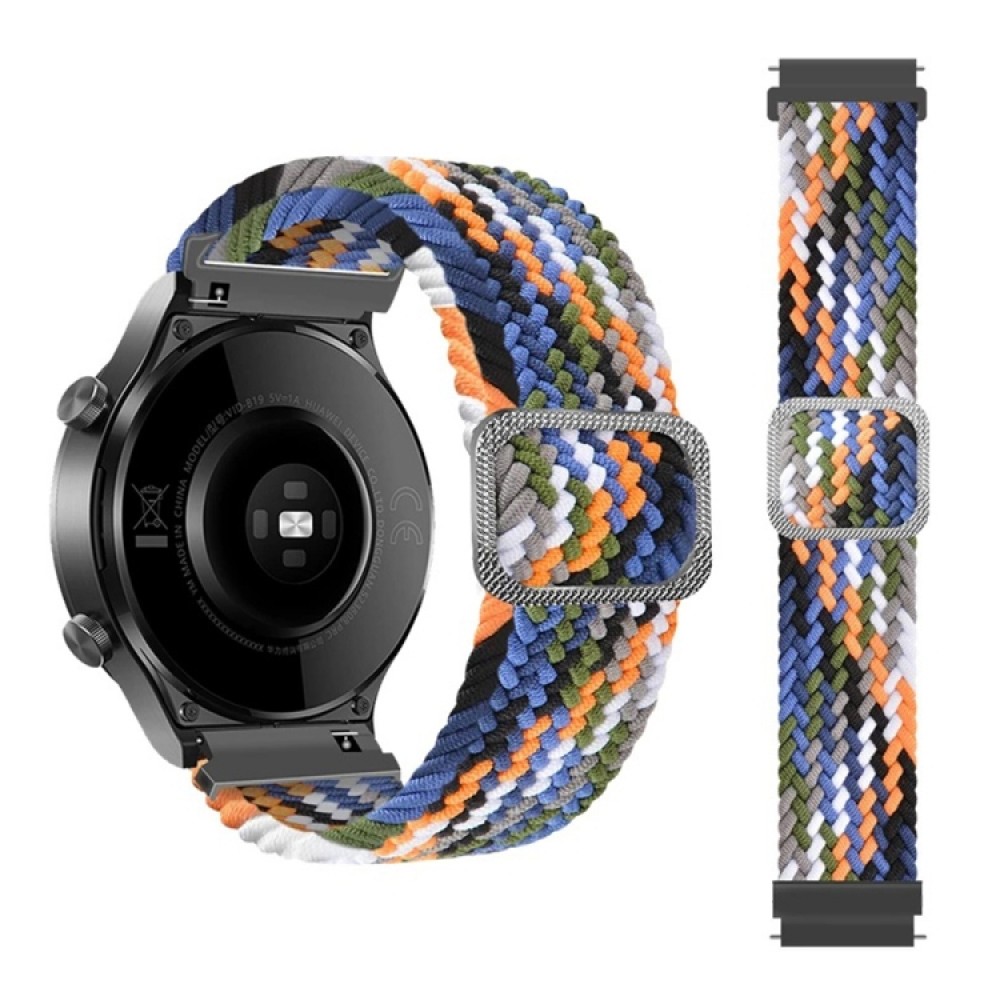 Nylon λουράκι Braided Rope για το   Huawei Watch 4 (46mm) / Watch 4 Pro (48mm)  Colorful Denim