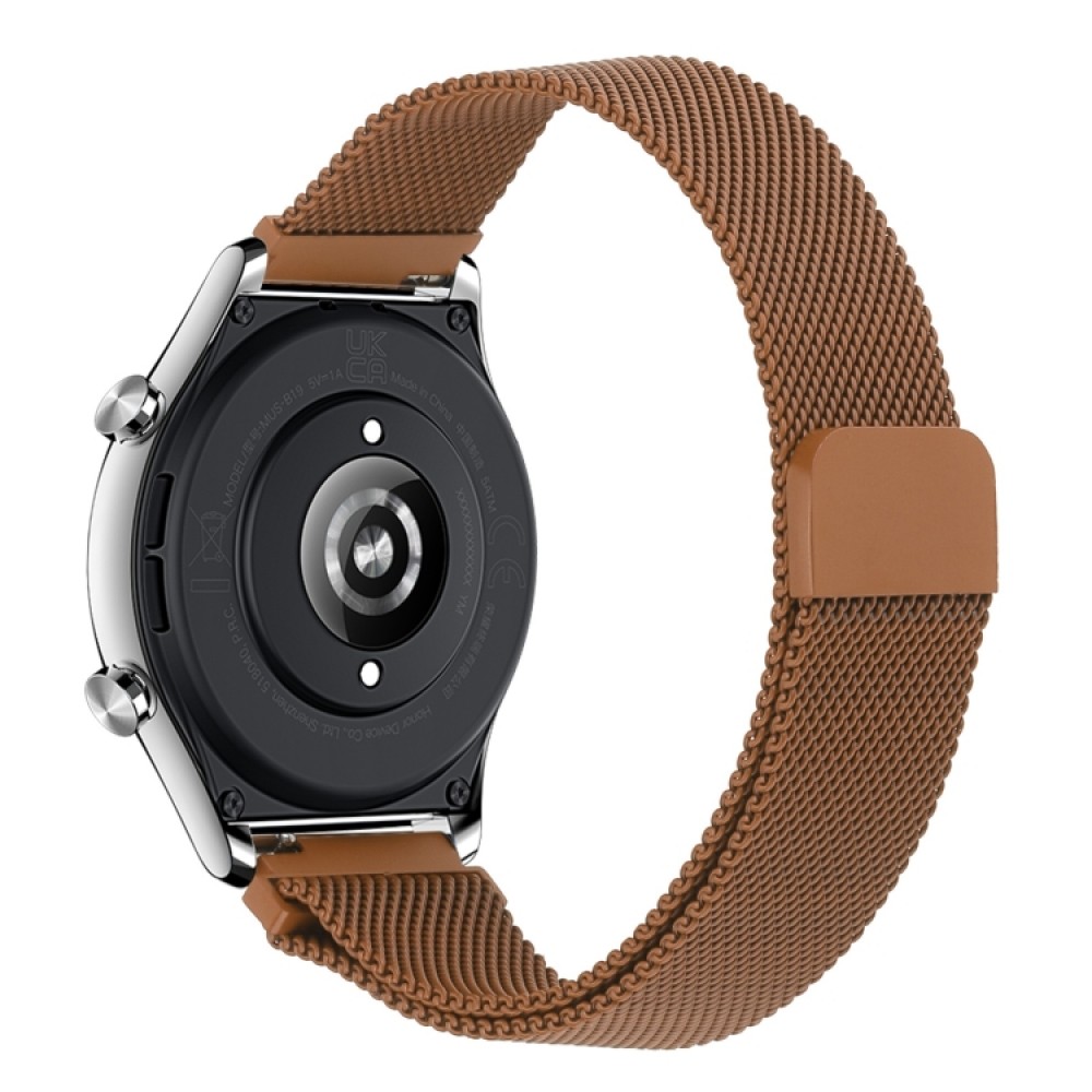 Milanese Μεταλλικό λουράκι με μαγνητικό κλείσιμο Για Το Galaxy Watch 46mm/GEAR S3 CLASSIC / FRONTIER / Watch 3 (45mm) Brown 