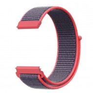 Nylon λουράκι με αυτοκόλλητο κλείσιμο για το  Garmin Venu 2 plus Electric Pink