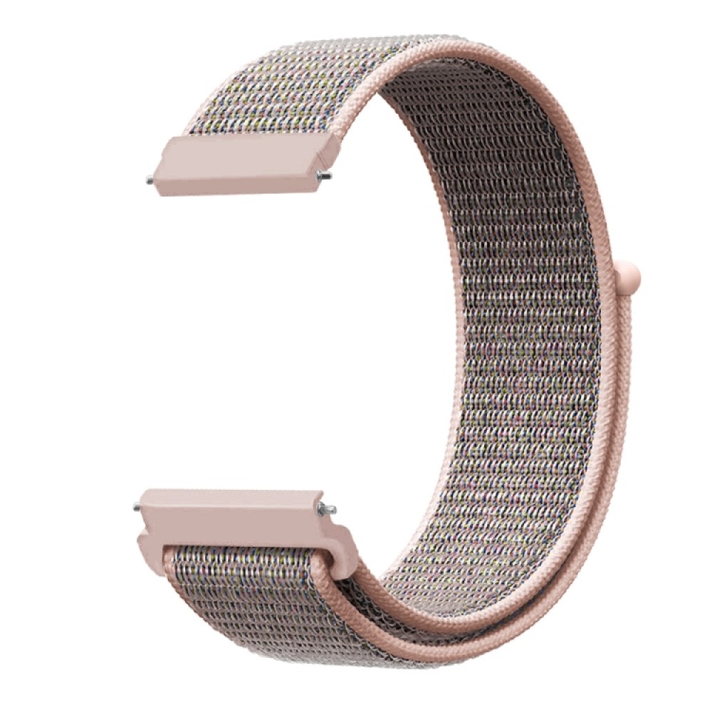 Nylon λουράκι με αυτοκόλλητο κλείσιμο για το  Galaxy Watch 46mm/GEAR S3 CLASSIC / FRONTIER / Watch 3 (45mm) Powder Sand