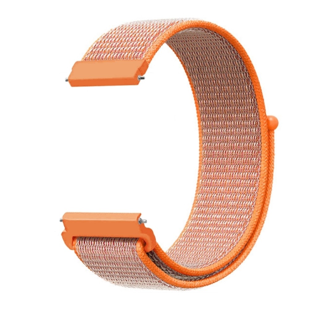 Nylon λουράκι με αυτοκόλλητο κλείσιμο για το  Realme Watch S Orange Red