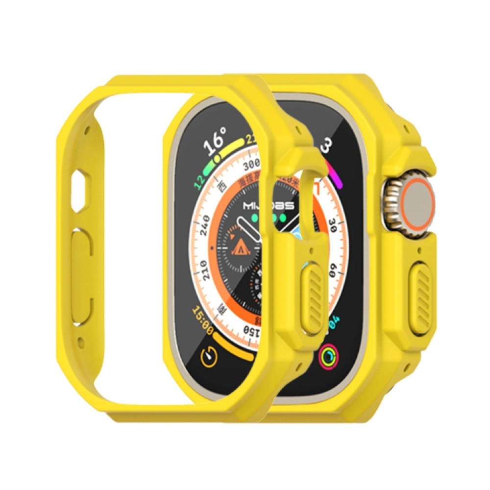 Προστατευτική θήκη σκληρής σιλικόνης για το Apple Watch Ultra 49mm (Yellow)  