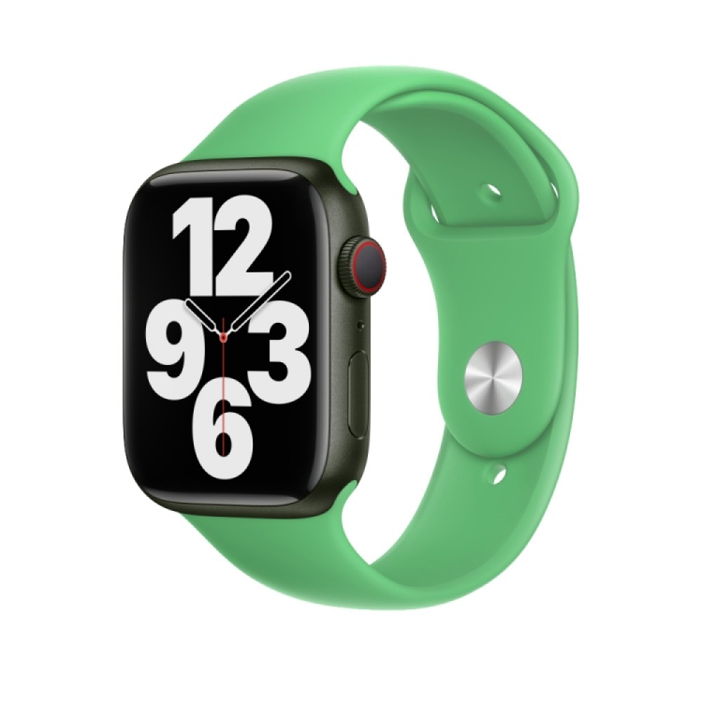 Λουράκι σιλικόνης για το  Apple Watch Series 8&7 41mm / SE 2&6&SE&5&4 40mm / 3&2&1 38mm(Bright Green)  