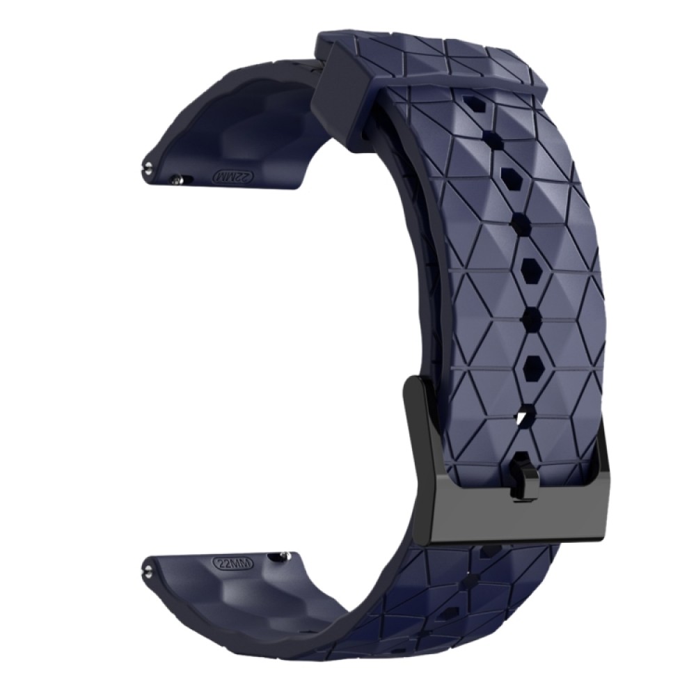 Λουράκι σιλικόνης Football Pattern για το  Huawei Watch GT 3 Pro Ceramic 43mm (Navy Blue)
