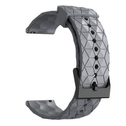 Λουράκι σιλικόνης Football Pattern για το HUAWEI WATCH GT 3 46 mm (Grey)