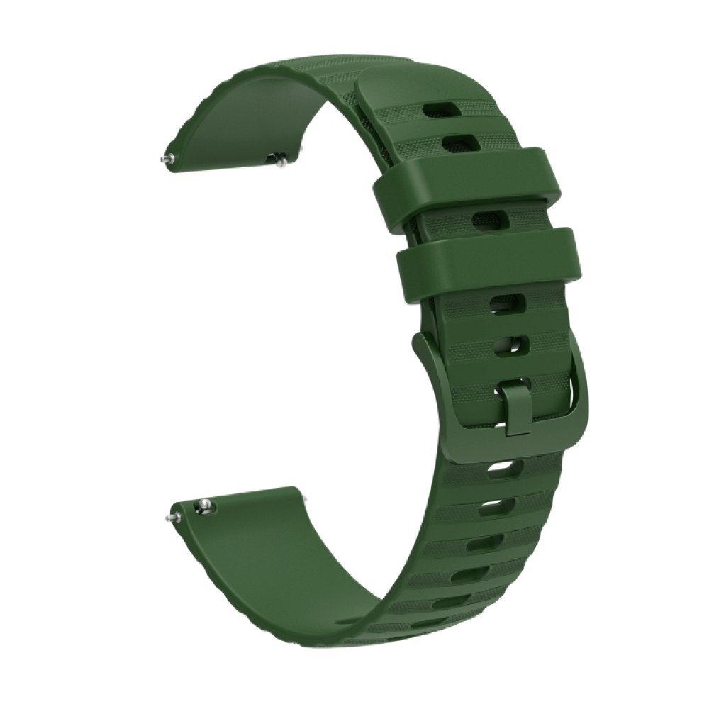 Λουράκι σιλικόνης dot wavy pattern για το Huawei Watch GT 4 41MM (Army Green)
