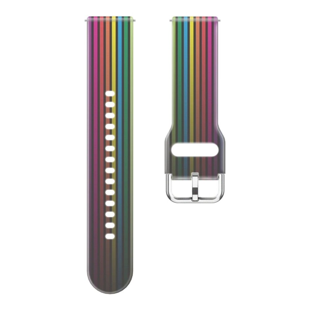 Λουράκι σιλικόνης για το Garmin Venu / Garmin Venu SQ (Black Rainbow)