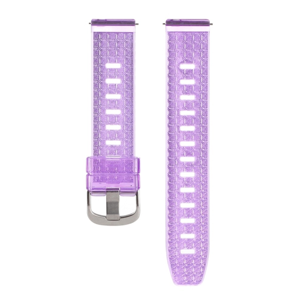 Λουράκι σιλικόνης για το Garmin Venu / Garmin Venu SQ (Transparent Shiny Purple)