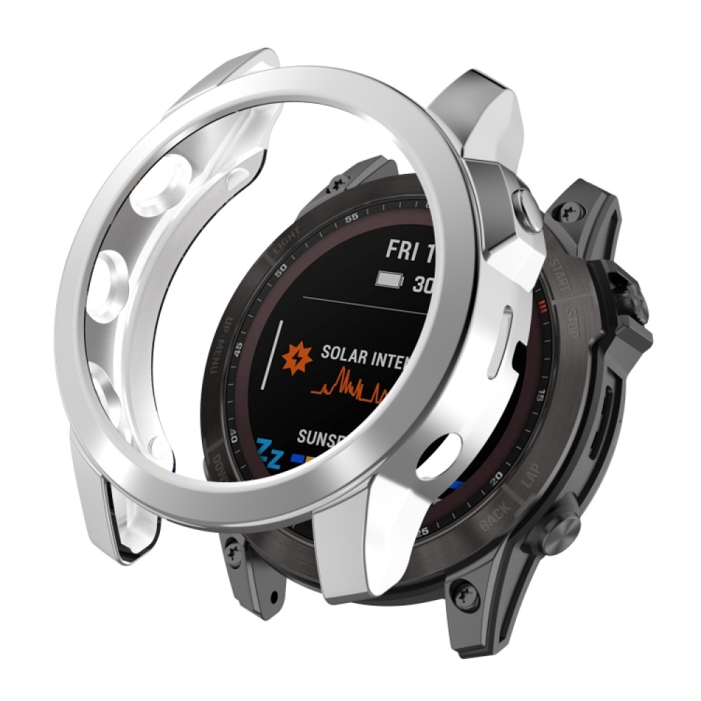 Προστατευτική θήκη σιλικόνης για το Garmin Fenix 7 (Silver) 