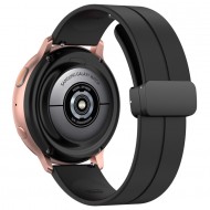 Λουράκι σιλικόνης με μαύρο κλείσιμο για το Garmin Venu 2 plus (Black)