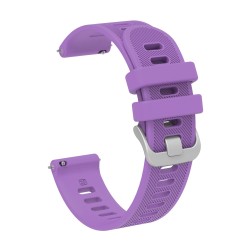 Λουράκι σιλικόνης twill pattern για το Huawei GT (42mm) /GT 2 (42mm) (Purple)