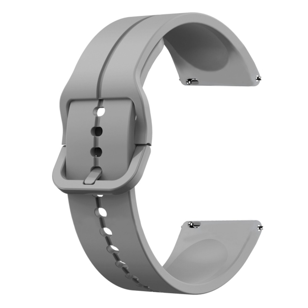 Λουράκι σιλικόνης one line pattern για το Garmin Venu 2 plus (Grey)